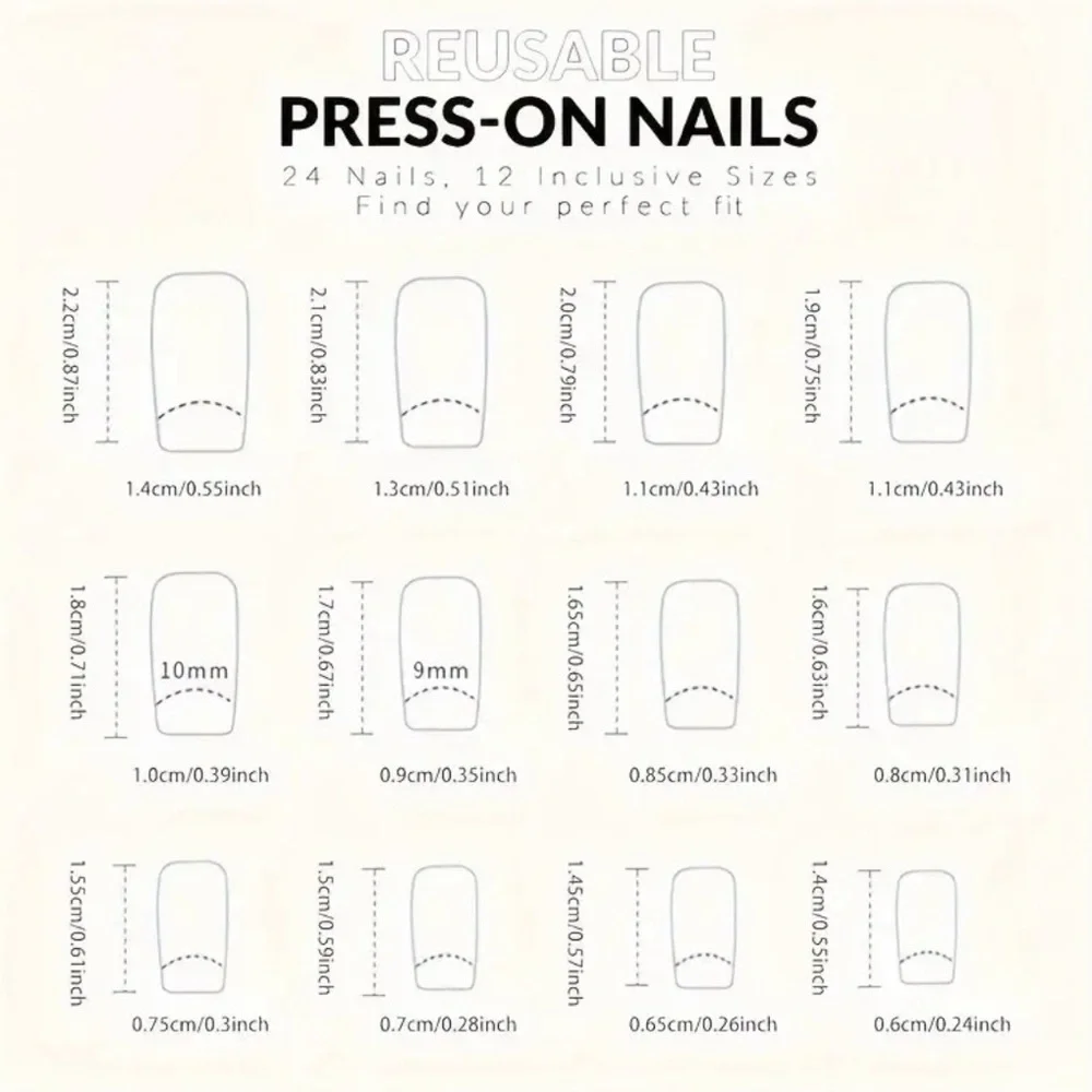 Disney Stitch Fake Press On Nails NWT